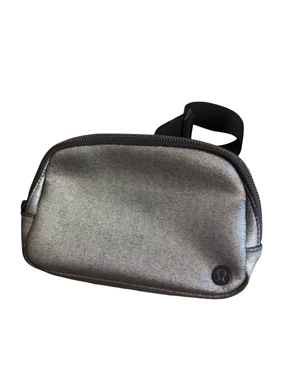 lululemon athletica  Metallic Gunmetal ‘everywhere’ Belt Bag